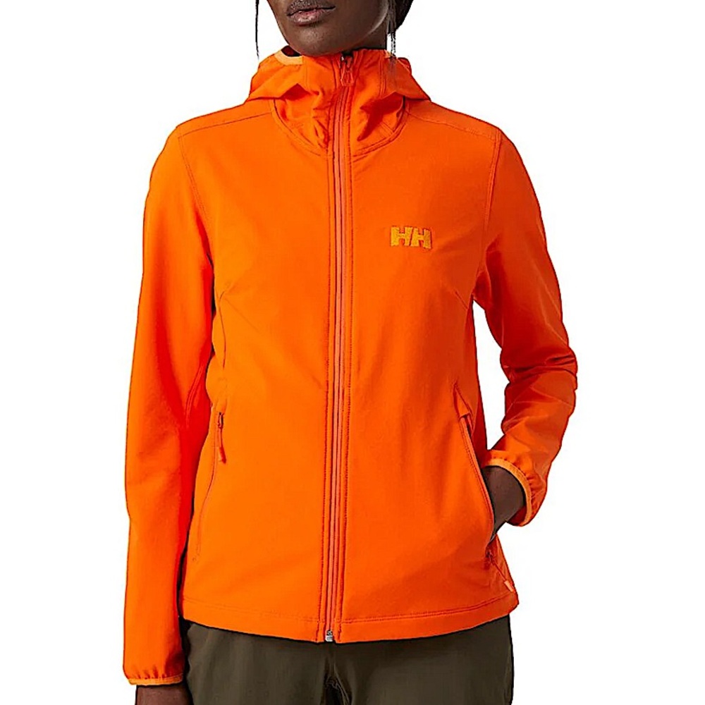 New! 🏔️🍊⛵️Helly Hansen SoftShell Zip-Up Hooded Jacket size S